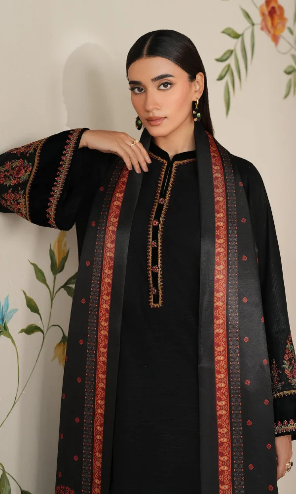 Baroque 3-Piece Dhanak Suit – Brand Code 846 - alternate view