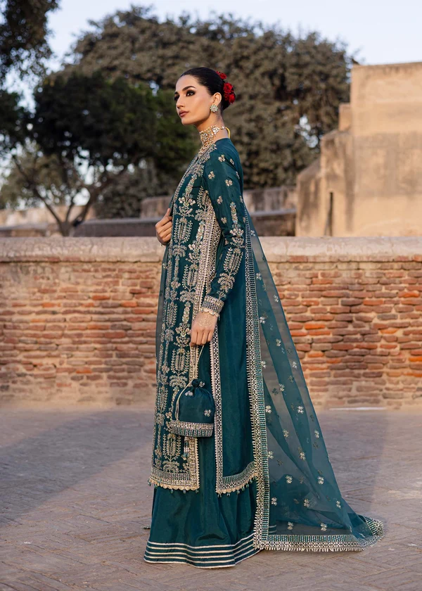 Zarpoosh 3-Piece Dhanak Suit – Brand Code 3643 - alternate view