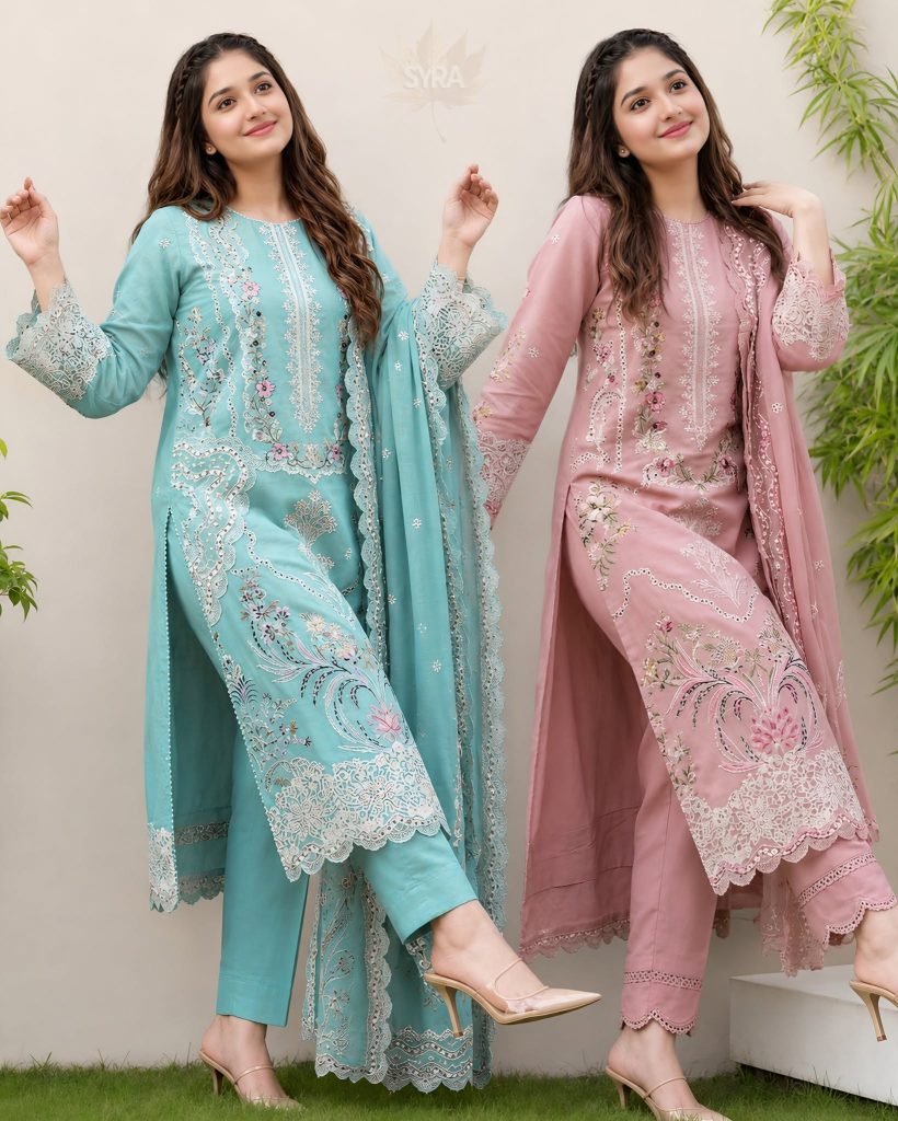 Aneela's 3-Piece Dhanak Suit – Brand Code 3628 - alternate view