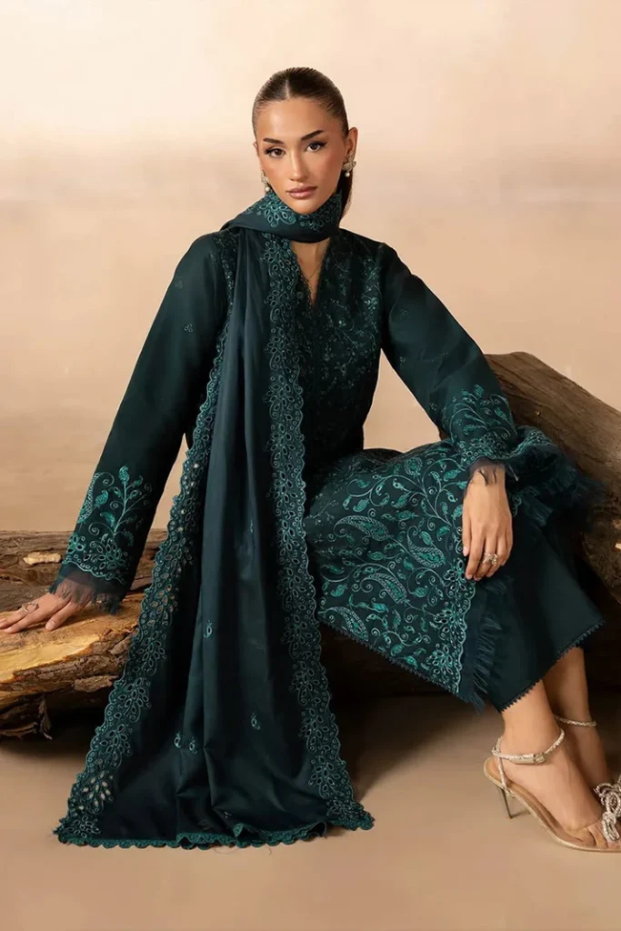 Raj Bari Hit 3-Piece Dhanak Suit – Brand Code 3629 - alternate view