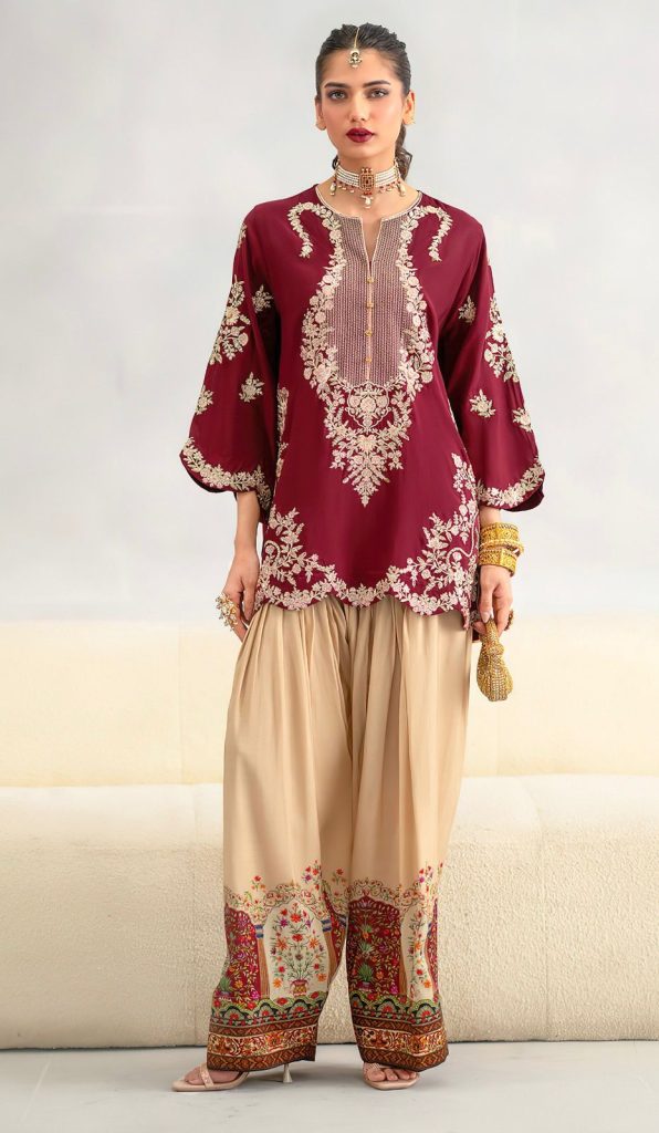 Ethnic Kaftan Shehmoz 3-Piece Suit – 2026 Shemoz Silk Collection - alternate view