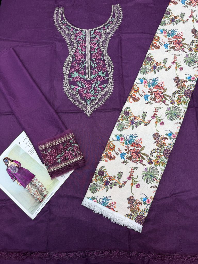 Laam 2-Piece Dhanak Suit – Brand Code 872 - alternate view