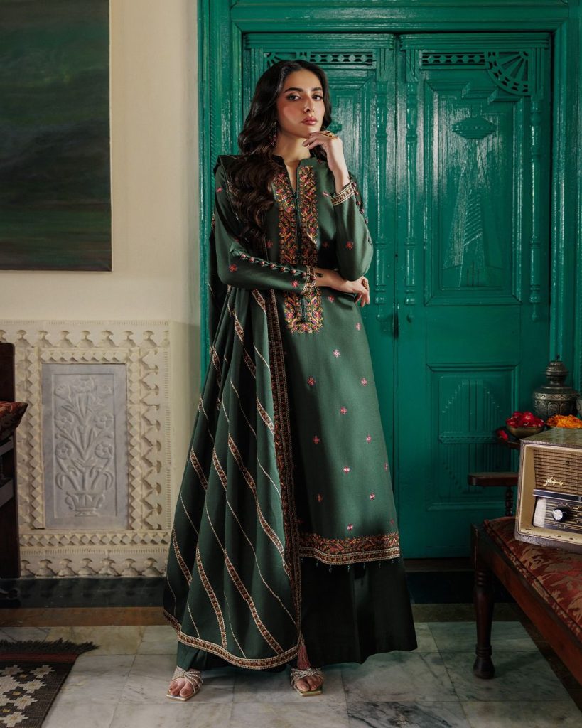 Kayseria Luxury 3-Piece Lawn Suit – Fine Quality Lawn - alternate view