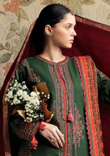Hussain Rehar 3-Piece Dhanak Suit – Brand Code 229 - alternate view