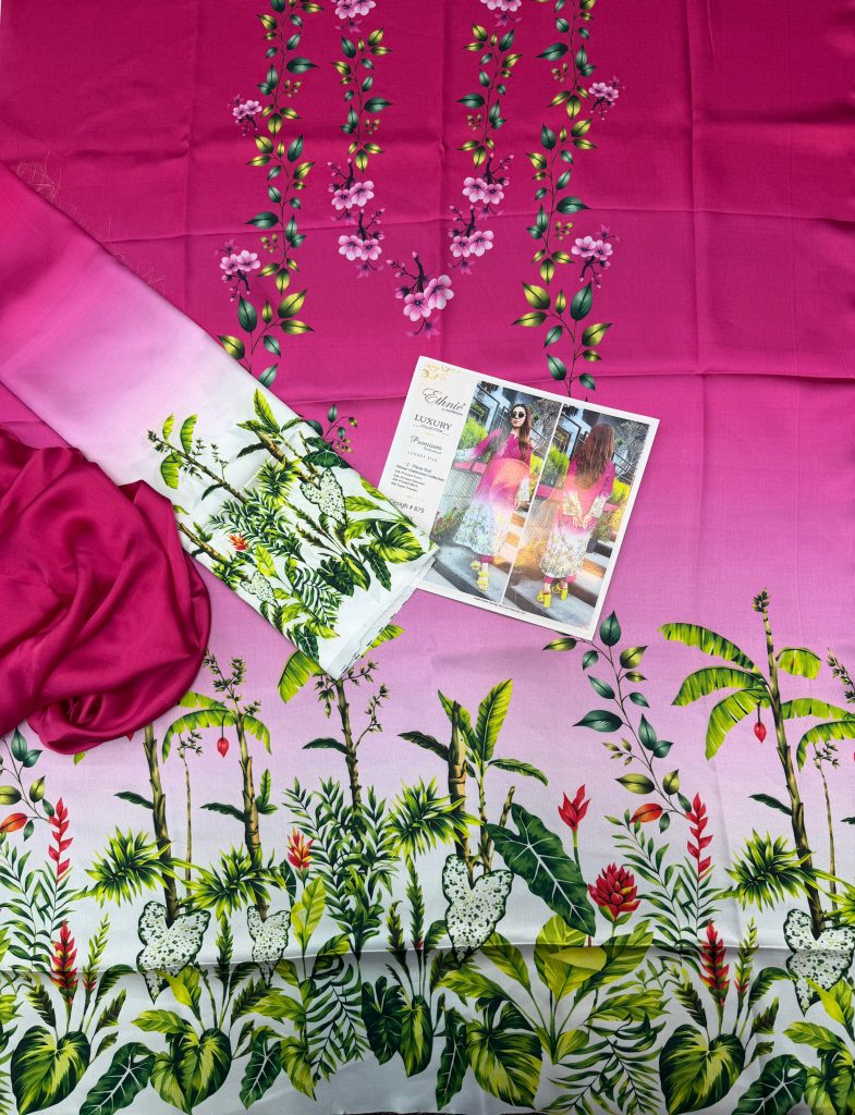 Libas 2-Piece Shehmoz Silk Suit – Code 410 - alternate view