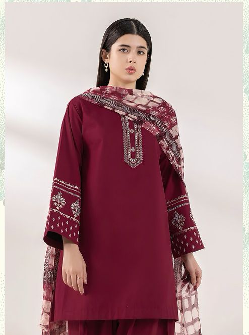 Sapphire 3-Piece Dhanak Suit – Brand Code 864 - alternate view