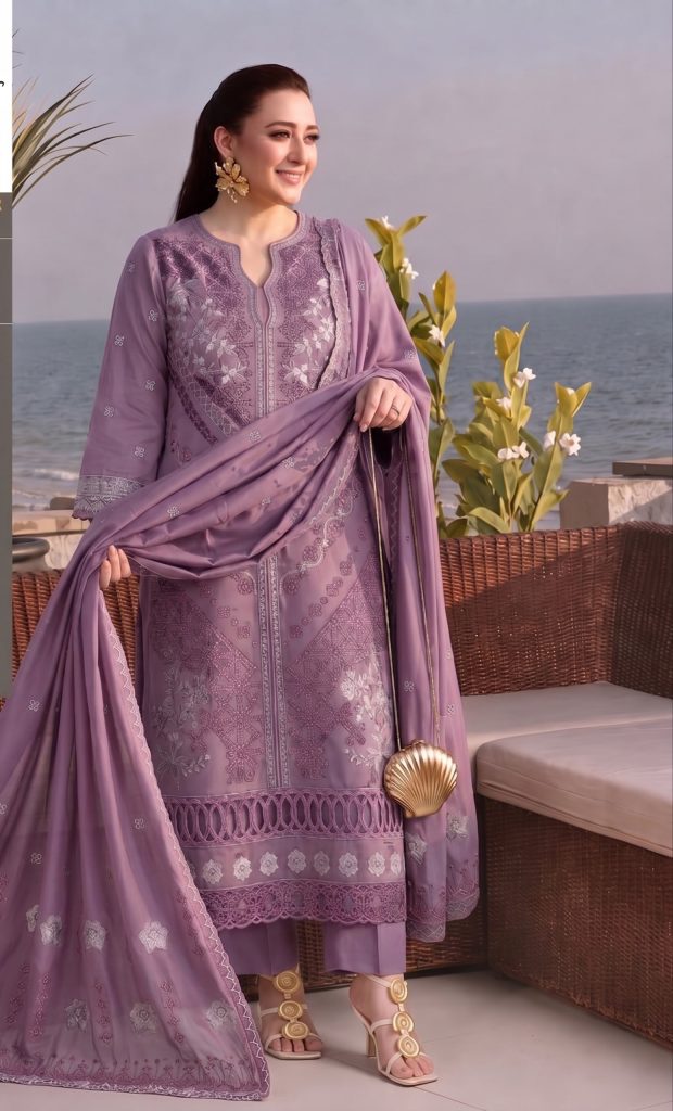 Aneela’s 3-Piece Dhanak Suit – Brand Code 1212 - alternate view