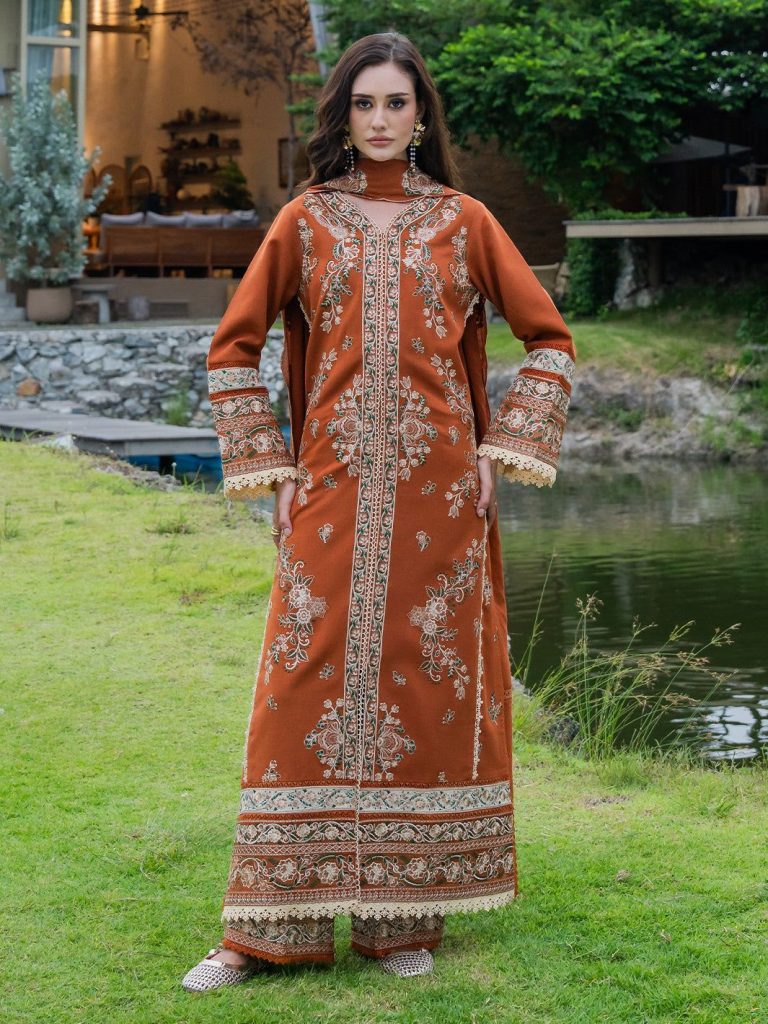 Batik 3-Piece Dhanak Suit – Brand Code 863