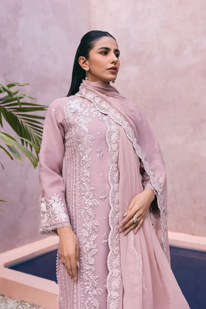 Azure 3-Piece Dhanak Suit – Brand Code 880 - alternate view