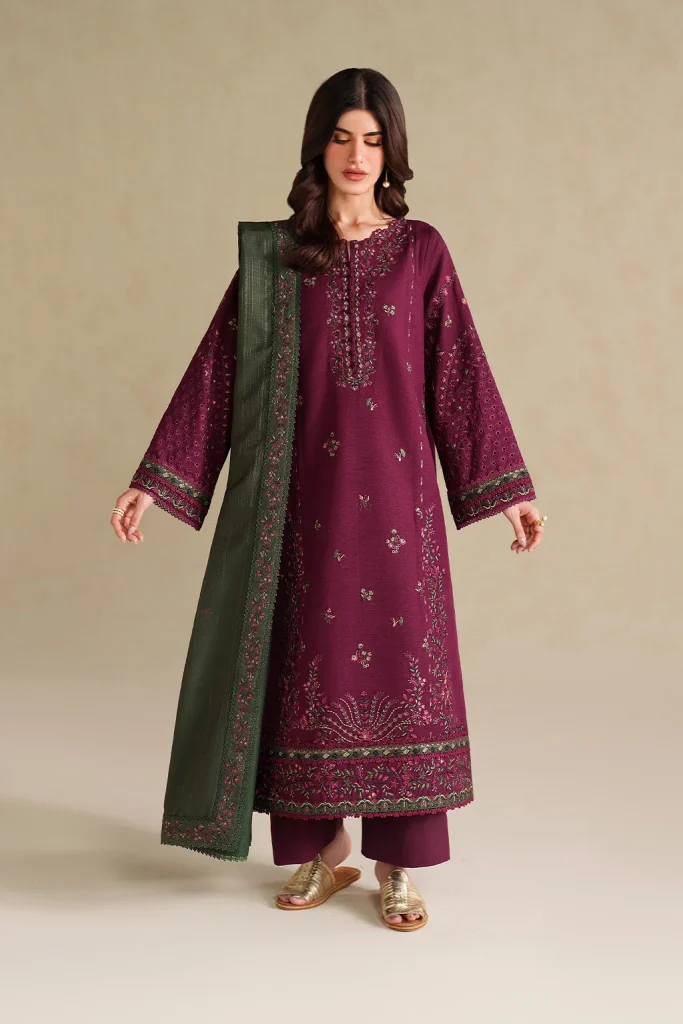 Iznik 3-Piece Dhanak Suit – Brand Code 3611 - alternate view
