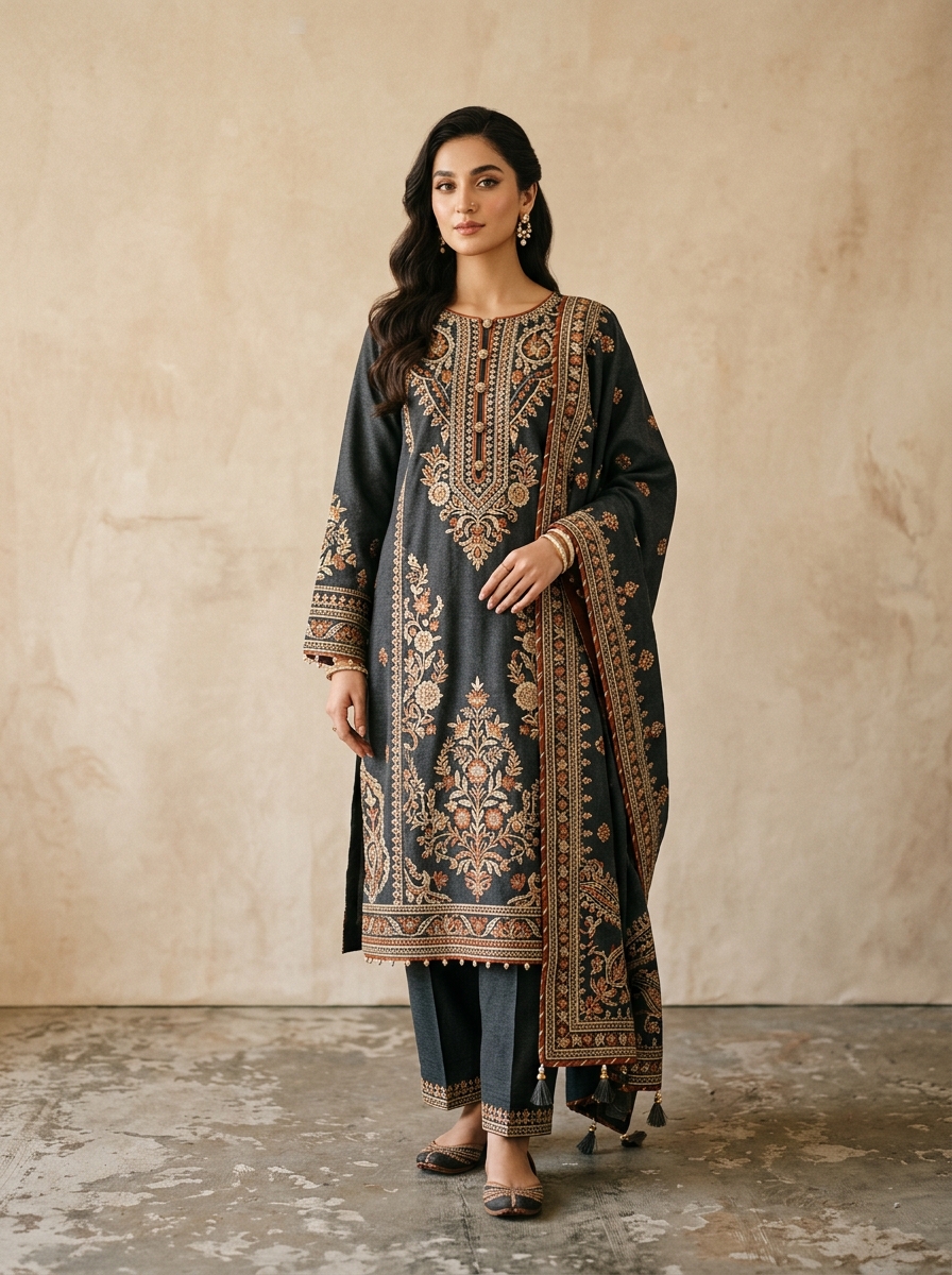 Winter Unstitched Suit